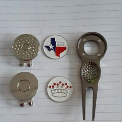 blank golf hat clips ball marker/ ball markers divot tools magnetic