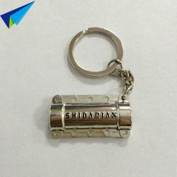 Metal promotional keychain with customized logo
