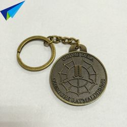 Promtional gift metal key chain metal keychain with cute design