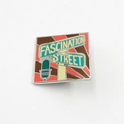 Silver pin with customized logo