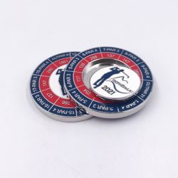 golf poker chip with ball marker