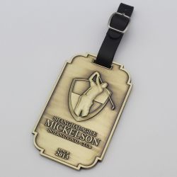 high quality custom metal zinc alloy golf bag tags for golf clubs / golf metal accessories