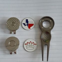 blank golf hat clips ball marker/ ball markers divot tools magnetic