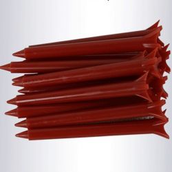 Unique plastic golf tees