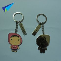 Distinctive metal airplane keychain in Dongguan