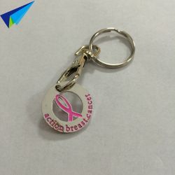 Free designmetal butterfly keychain custom logo