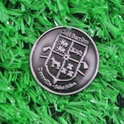 Antique embossed golf ball marker stamp