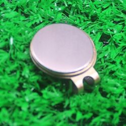 Brass cap clip and steel ball marker