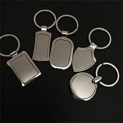 Metal blank key chains