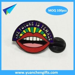 metal enamel pins with custom shape