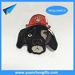 Epoxy coating dog badge