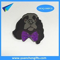 Lovely dog lapel pin