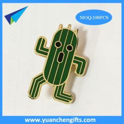 Gold metal pin