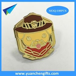 34mm gold badge