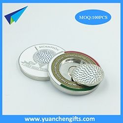 45mm metal golf ball marker