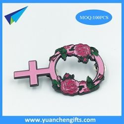 Flower Hard enamel pin
