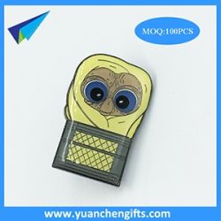 Brass material soft enamel pin