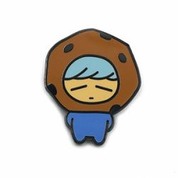 Cute cartoon lapel pin
