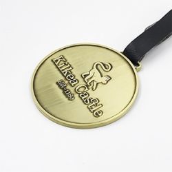 Brass golf bag tag