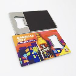 digital printing metal bottle opener with megnetic