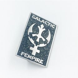 metal enamel lapel pin with glitter