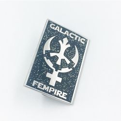 metal enamel lapel pin with glitter