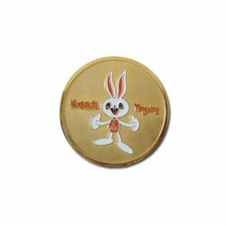 Cute design gold metal lapel pin badge