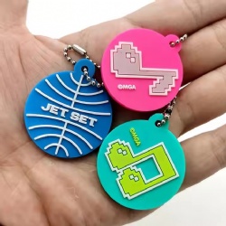 Custom 2d Soft Pvc Keychains Personalized Soft Rubber Keyrings 3d Customized Silicone Rubber Key Chain
