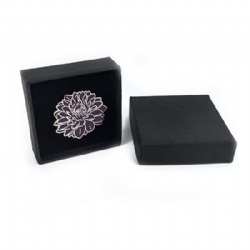 Customized Metal Badge Soft Hard Enamel Lapel Pins Gift Enamel Pin Set Flower Pin with Paper Box
