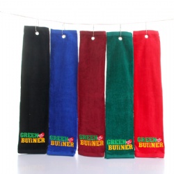 Different color golf towel