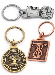 Double Pendant Keychain Hot Selling Mother's Day Gift with Hardness Like Mother's Love
