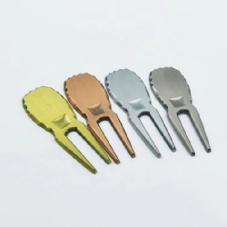 Factory Cheap Custom With Your logo Divot Tool Antique Copper Wholesale Customize Handmade Blank Golf Divot Repair Tool