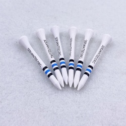 Golf tees with printing logo